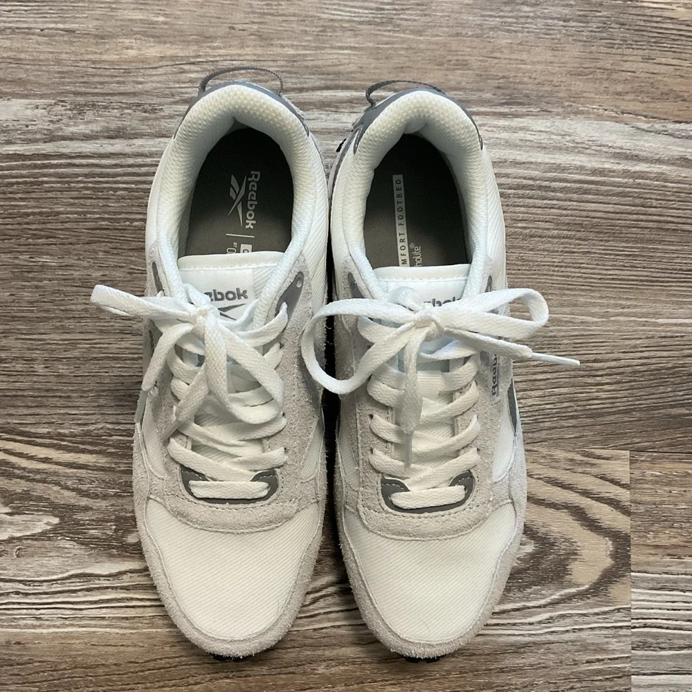 Reebok Classic AZ White and Grey Sneakers 7.5 NWOT